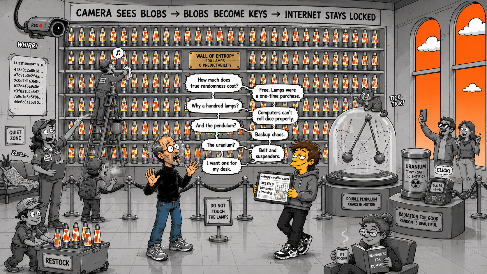 How Cloudflare Uses Lava Lamps to Encrypt the Internet